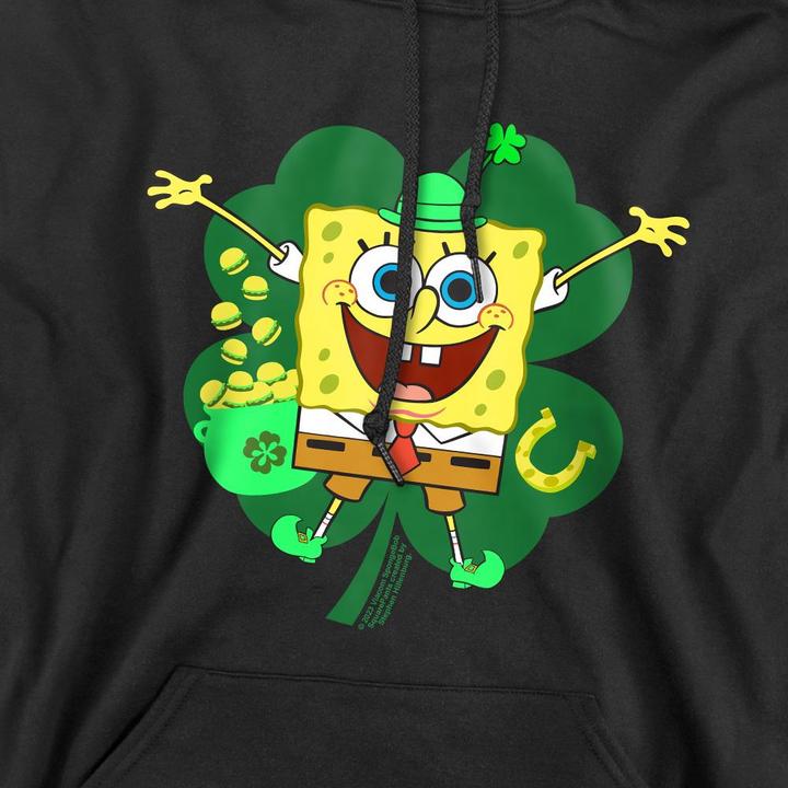 Produktbild Spongebob Squarepants Spongey Kapuzenpullover St PatricksTag (S)
