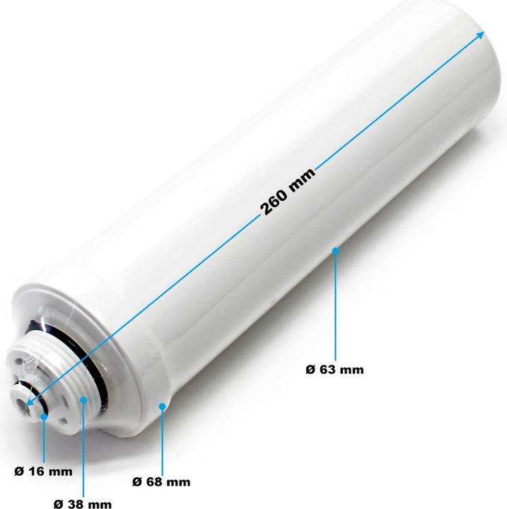 Produktbild Naturewater QL-PP+GAC Aktivkohlegranulat Sediment Wasserfilter Hauswasserfilter