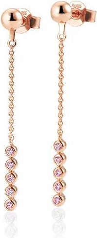 Breuning OHRSCHMUCK - E. SAFIR pink (585, - Gold)