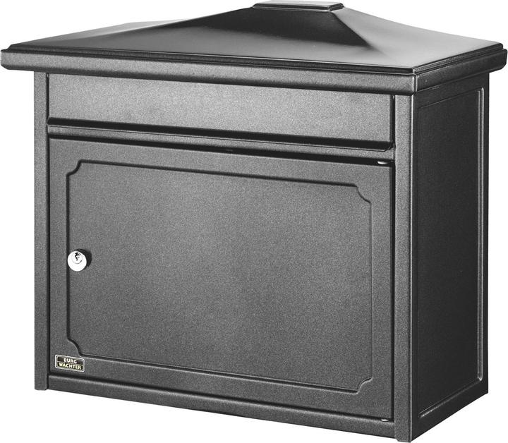 Produktbild Burg Wächter Briefkasten Stahl verzinkt BxHxT 345/410/205 mm Kopenhagen 882 Alteisen