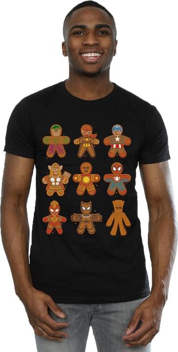 Immagine prodotto Avengers Christmas Gingerbread Maglietta Uomo (4XL)