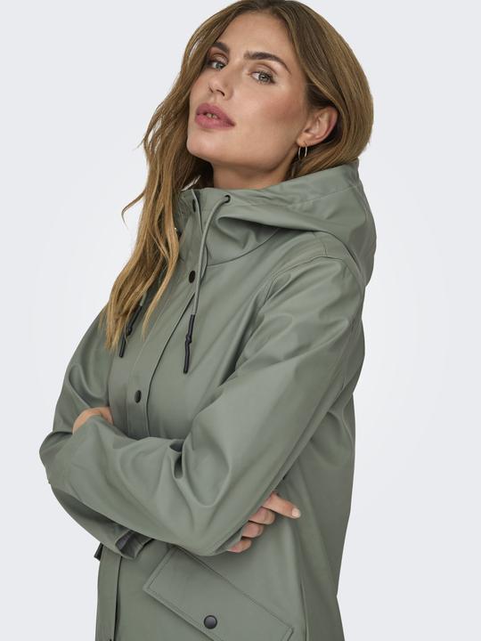 Produktbild Only Einfarbiger Regenjacke Regenmantel (XL)