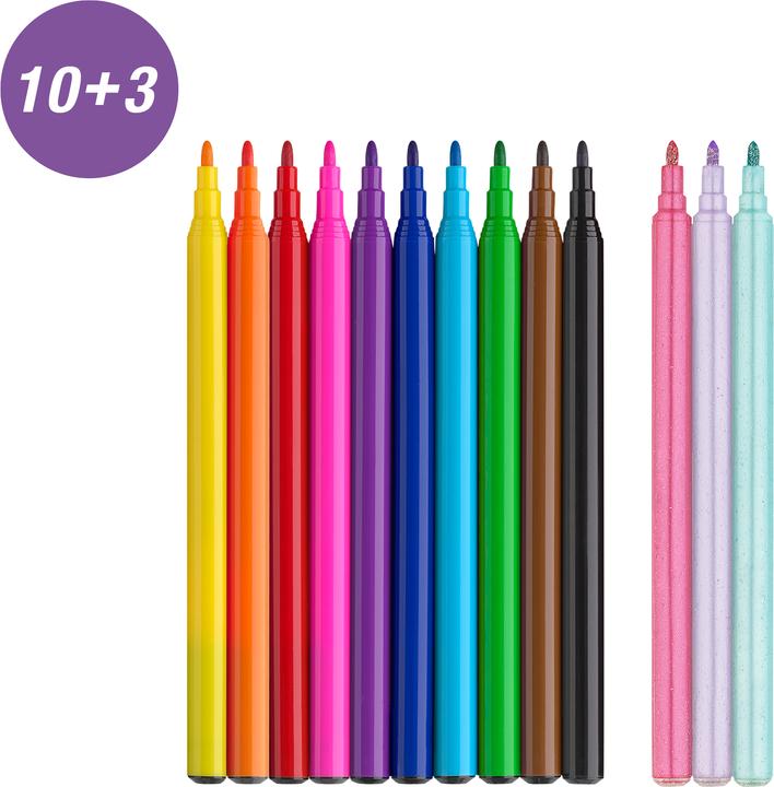 Produktbild Faber-Castell Fasermaler Einhorn Special Edition (Multicolor, 10 x)