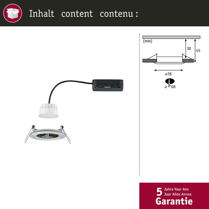 Immagine prodotto Paulmann Einbauleuchte Nova Zigbee (530 lm)