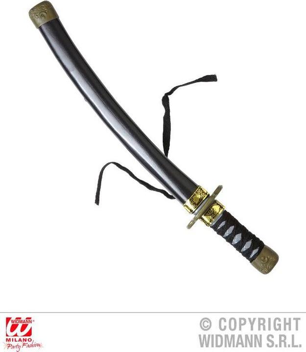 Produktbild Magni Widmann 2726J - Ninja Schwert mit Scheide, Länge 40 cm, Accessoire, Krieger, Kämpfer, Mottoparty, Ka (One Size)