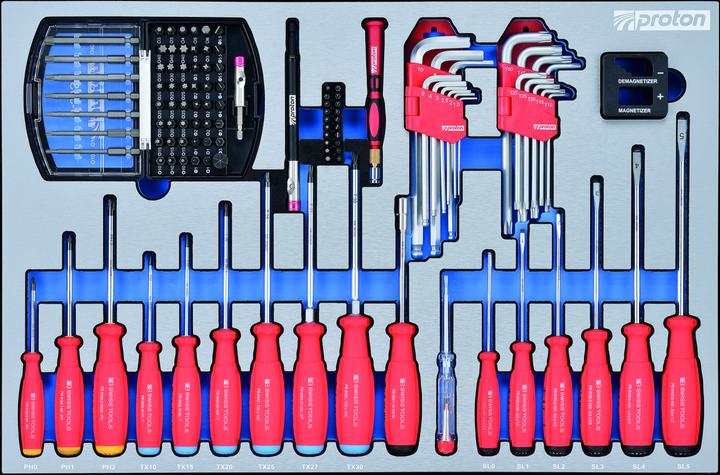 Image du produit Proton Servante d'atelier TT-323-PB, 8 tiroirs