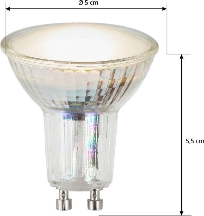 Produktbild Arcchio LED-Reflektor GU10 3,5W 3.000K 120° Glas (GU10, 3.40 W, 290 lm, 1 x, F)