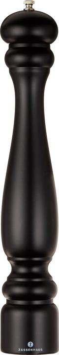 Actual product image Zassenhaus Pepper mill Potsdam beech wood black, 40 cm (Pepper)
