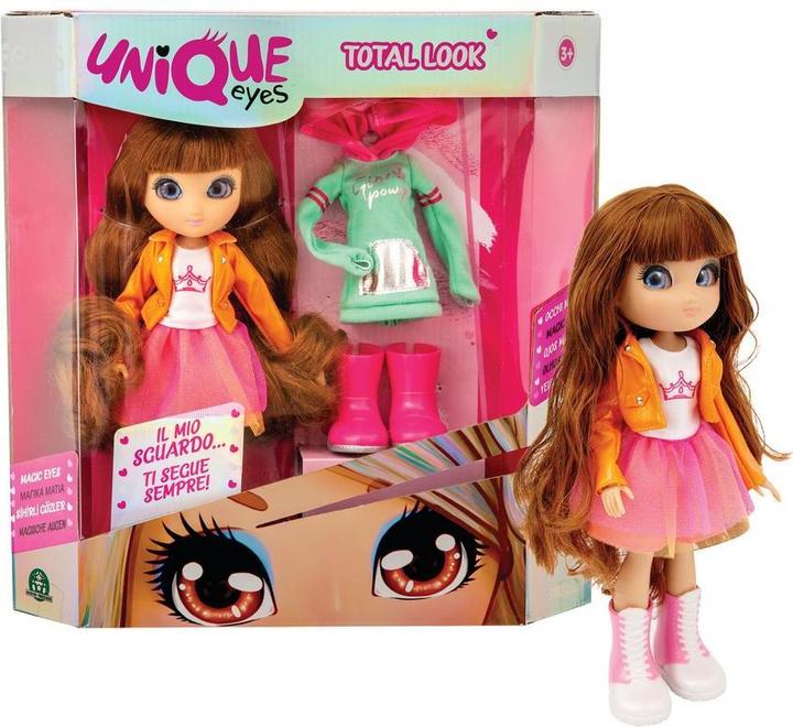 Immagine prodotto Unique eyes Bambola articolata alta 25cm, con occhi grandi magici e profondi, segue il tuo sguardo, Amy, Sofia e