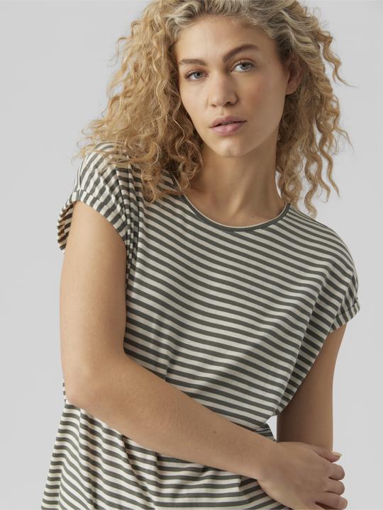 Actual product image Vero Moda Vmava Ss Top Stripe Ga Jrs Noos (L)