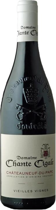 Actual product image Domaine Chante Cigale Chateauneuf-du-Pape AOC Chante Cigale Vieilles Vignes (1 x 75 cl, 2015)