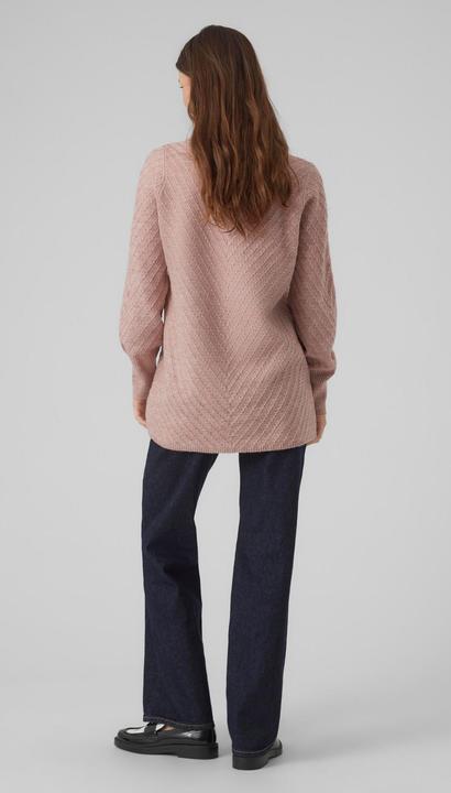 Actual product image Vero Moda VMANJASTINNA LONG COWL PULLOVER GA EXC Knitted jumper (XS)
