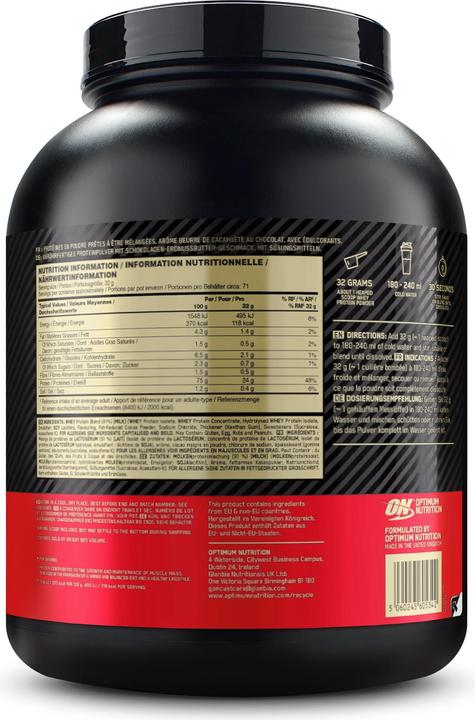 Produktbild Optimum Nutrition 100% Whey Gold Standard (Chocolate, Peanut Butter, 1 Stk., 2273 g)
