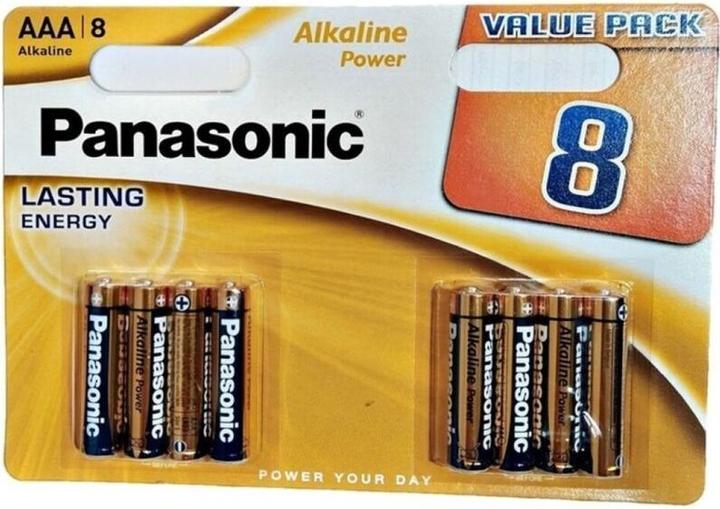 Produktbild Panasonic Alkaline Power AAA-Batterien 8 Stück 1,5 V (8 Stk., AAA)