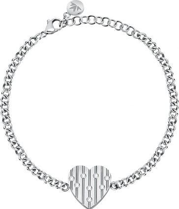Morellato Romantic steel bracelet with an Incanto SAVA10 heart (L)