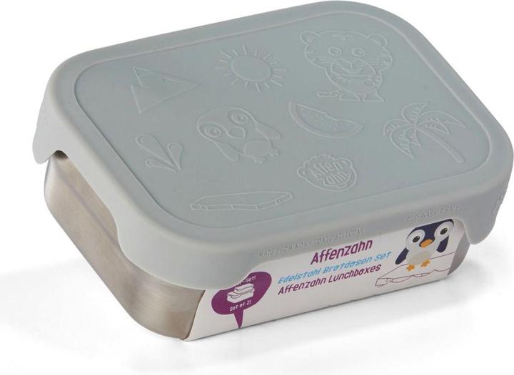 Produktbild Affenzahn Edelstahl Brotdosen-Set