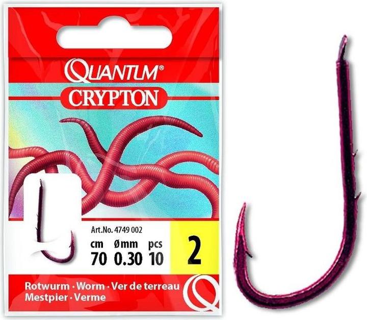 Produktbild Quantum Crypton Rotwurm Vorfachhaken