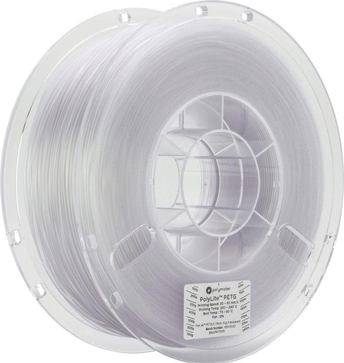 Produktbild Polymaker PolyLite PETG (PETG, 1.75 mm, 1000 g, Transparent)
