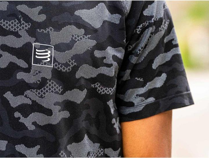 Actual product image Compressport Training SS Tshirt M Camo Premium (M)