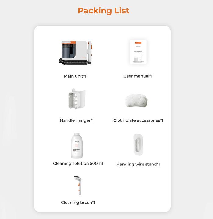 Actual product image Uwant B200 SE Vacuum Cleaner
