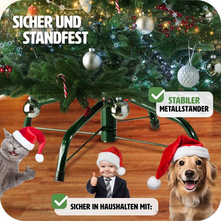 Actual product image tectake Artificial Christmas tree (140 cm)