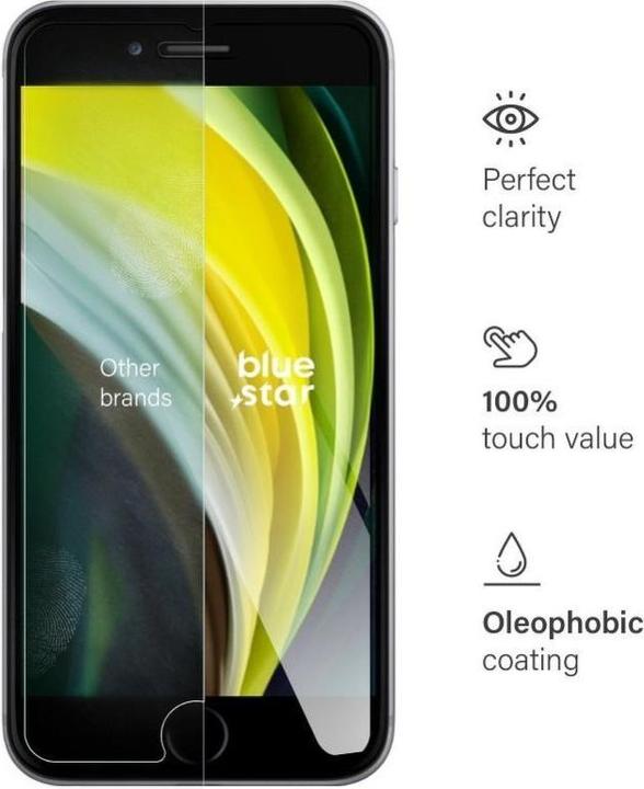 Produktbild BlueStar Tempered Glass (1 Stück, Apple iPhone 8)