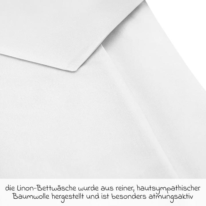 Actual product image Makian Baby bed linen & bed sets Bed linen 80 x 80 cm - plain white