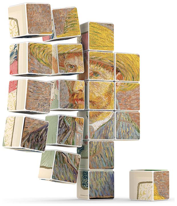 Actual product image Geomag Μαγνητικό Παιχνίδι Κατασκευών Cube Art Msterpieces Selection 12τμχ* PF.331.003.00
