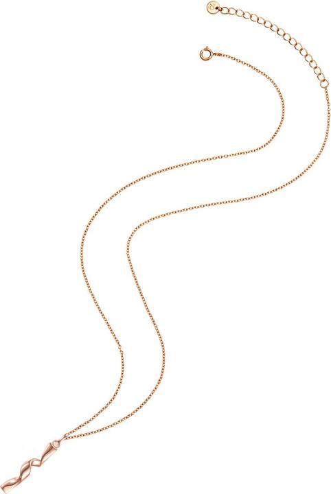 Immagine prodotto Glanzstücke München Catena da donna in argento rosa 40,0 cm + 5,0 cm di estensione - 31976 (Argento, 40 - 45 cm)