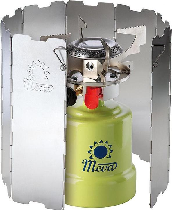 Actual product image Meva Wind shield for a camping stove burner - silver