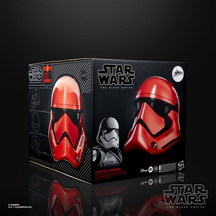 Produktbild Hasbro Star Wars The Black Series Galaxy‘s Edge Captain Cardinal elektronischer Rollenspiel-Helm