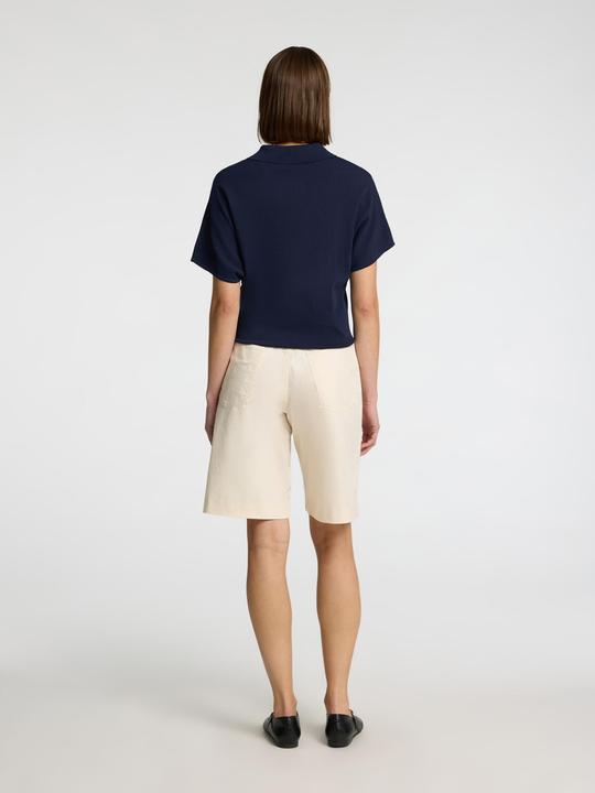 Actual product image Selected Femme Kurzarm Polohemd aus Strick (L)