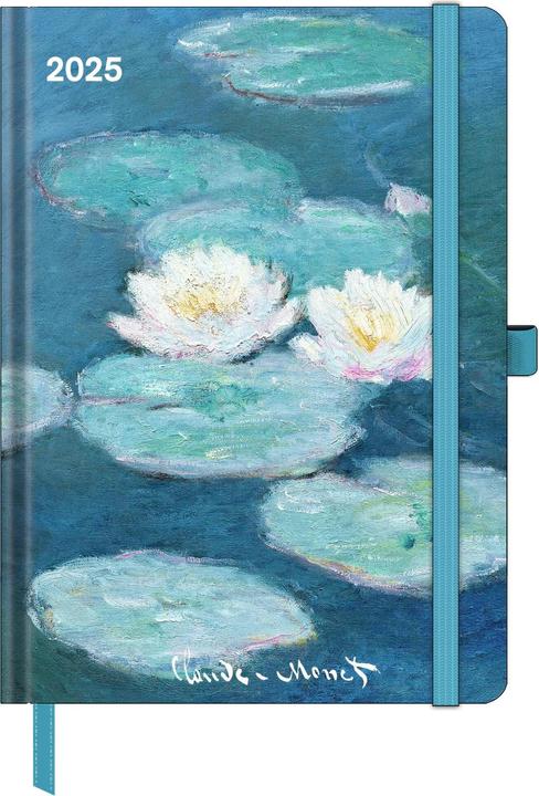 Actual product image Neumann N NEUMANNVERLAGE - Claude Monet 2025 ArtDiary, 16x22cm, pocket calendar with banderole and (16 x 22 cm, German)
