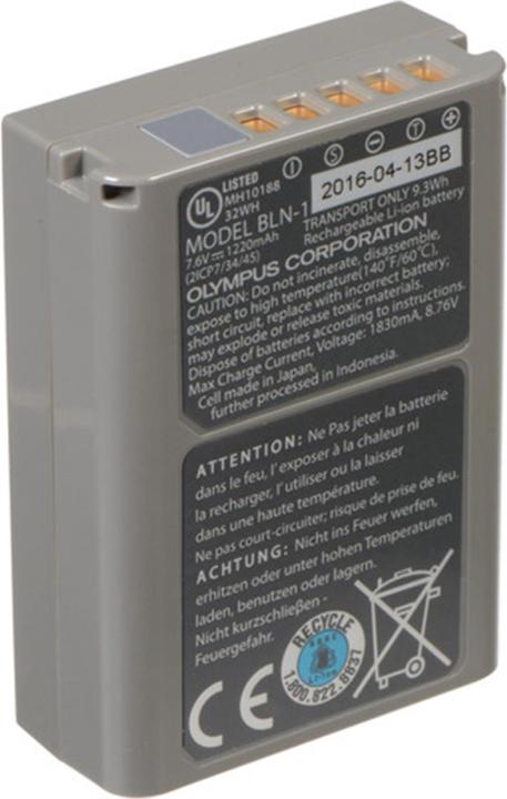 Actual product image Olympus Bln-1 (Camera battery)