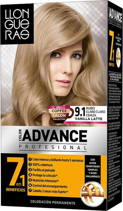 Immagine prodotto Llongueras COLOR ADVANCE #9.1-rubio claro claro ceniza (9.1)
