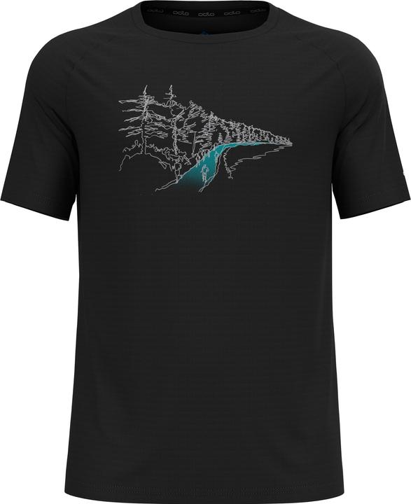 Odlo T-shirt crew neck s/s ESSENTIAL PRINT (L)