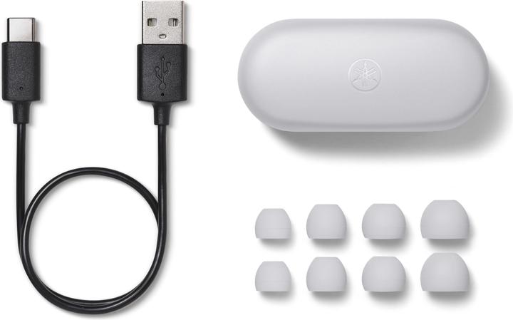 Produktbild Yamaha Tws In Ear Tw-E3c Gray (ANC, 9 h, Kabelgebunden)