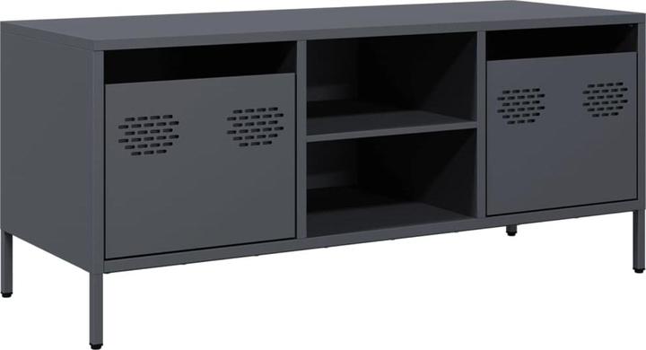Produktbild VidaXL TV Schrank Fernsehtisch Fernsehschrank Lowboard TV Möbel Anthrazit Stahl