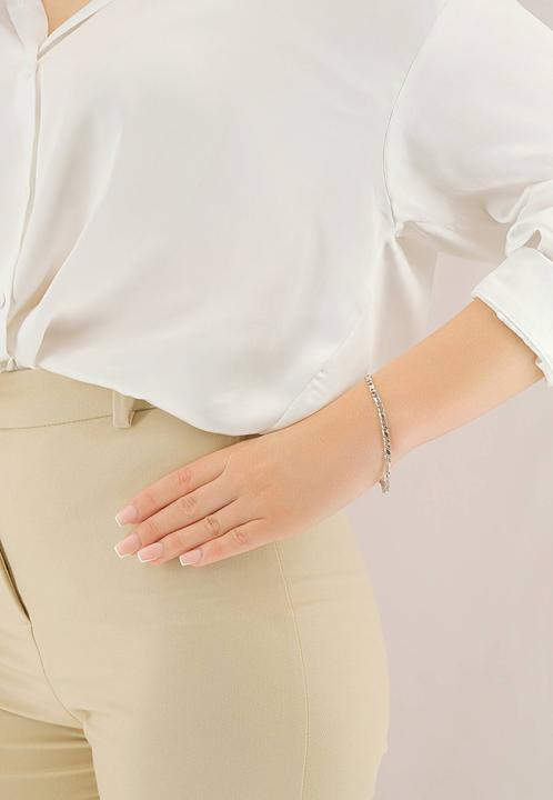 Produktbild Muau 8er-Kette (21 cm, 750/18K Weissgold)