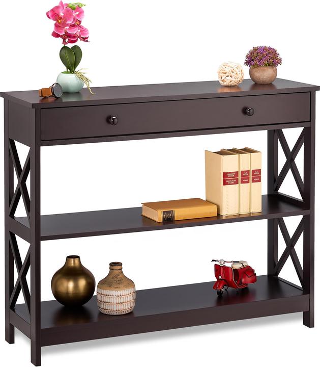 Relaxdays Console table (100 x 30 x 80 cm)