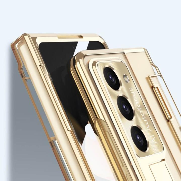 Image du produit Cover-Discount Galaxy Z Fold5 - Housse de protection à 360 degrés avec kickstand rose (Samsung Galaxy Z Fold5)