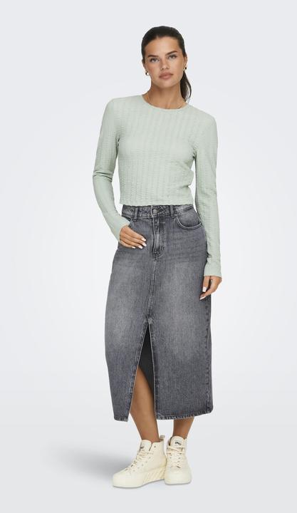 Actual product image Only Regular fit round neck top top (L)
