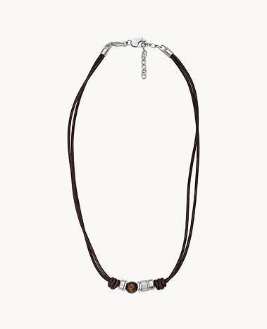 Actual product image Fossil Vintage Casual (18 cm, Stainless steel, Leather)