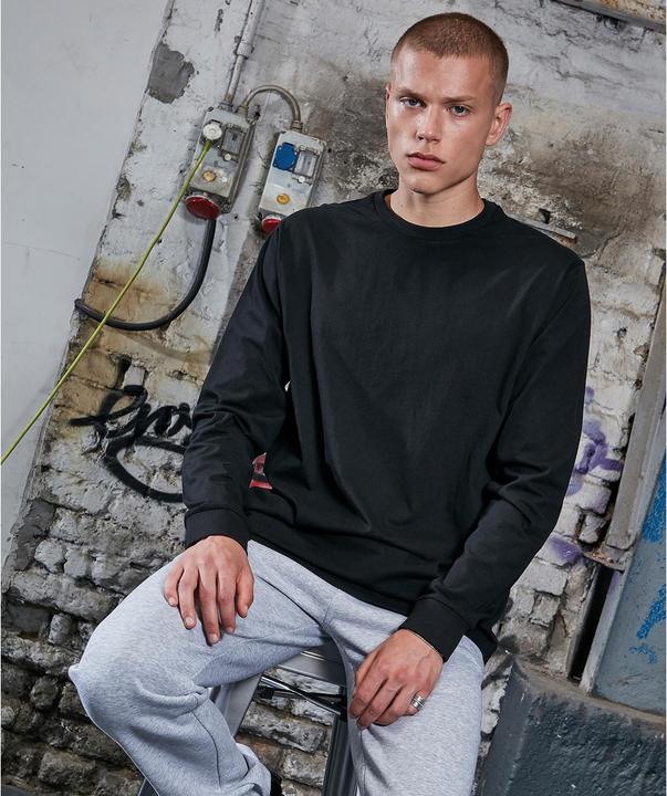 Immagine prodotto Build Your Brand Felpa organica Polsini a coste (4XL)