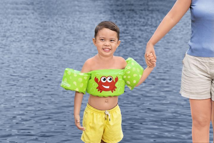 Actual product image Bestway Puddle Jumper® buoyancy aid crab with textile cover, 2-6 years (10-25 kg)