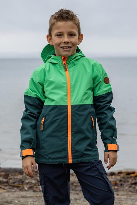 Actual product image Rukka Kids rain jacket Puck peacock (128)