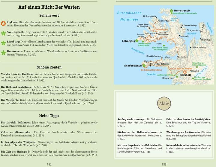 Image du produit Reise-Handbuch Reiseführer Island (Allemand, Sabine Barth, 2023)
