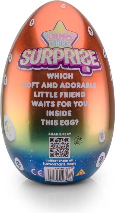 Actual product image Lumo Stars Surprise Egg - Coral
