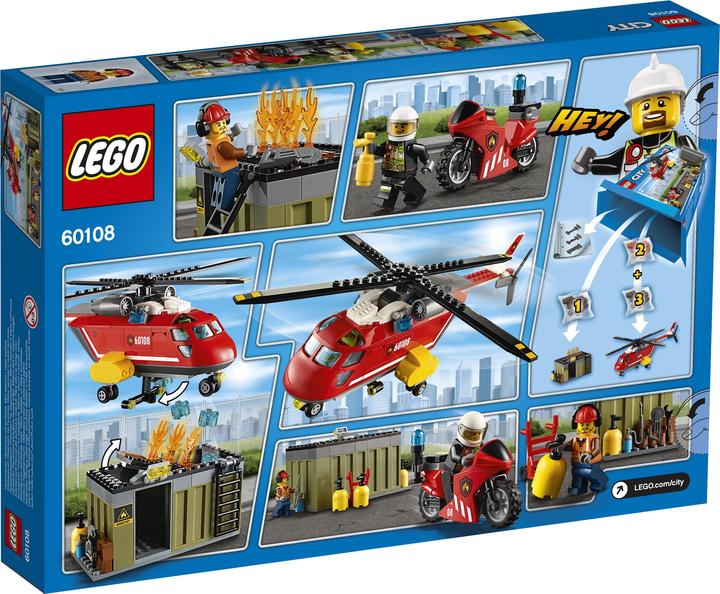 Produktbild LEGO Feuerwehr-Löscheinheit (60108, LEGO City)
