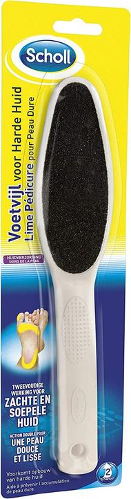 Actual product image Scholl Double-sided foot file (Foot deodorant & powder)